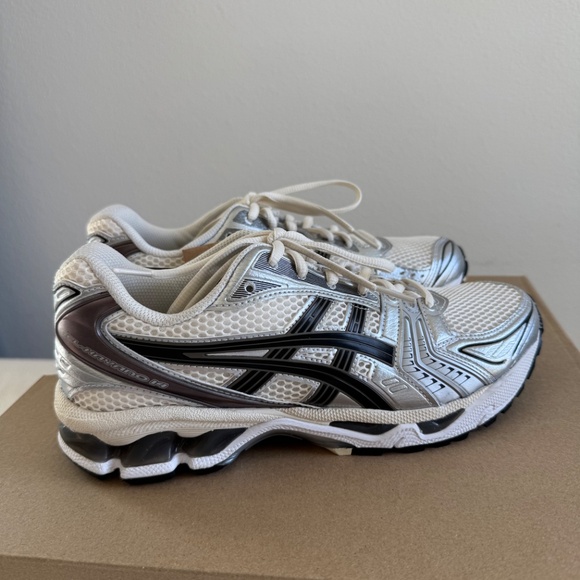 Asics Shoes - New Asics Gel-Kayano 14 Cream Black Metallic Plum Men's Size 7